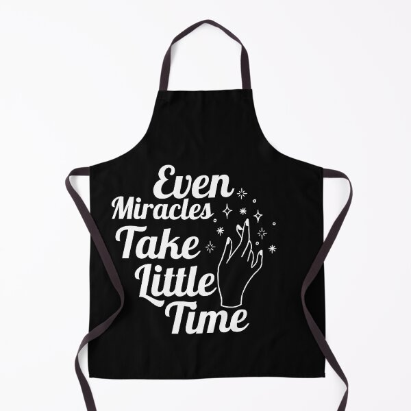 Item preview, even miracles take a little time - inspirational quotes designed and sold by Hoetoons.