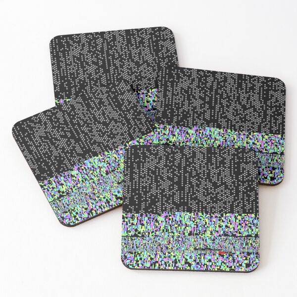 Item preview, geometric b.w_07. noton glitch designed and sold by 7115.