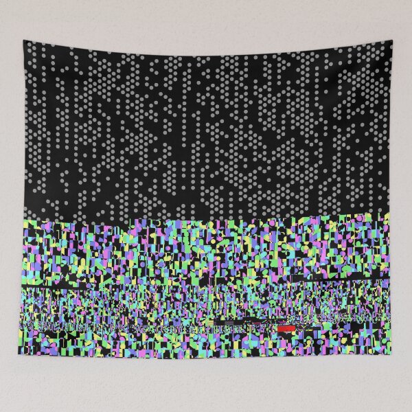 Item preview, geometric b.w_07. noton glitch designed and sold by 7115.
