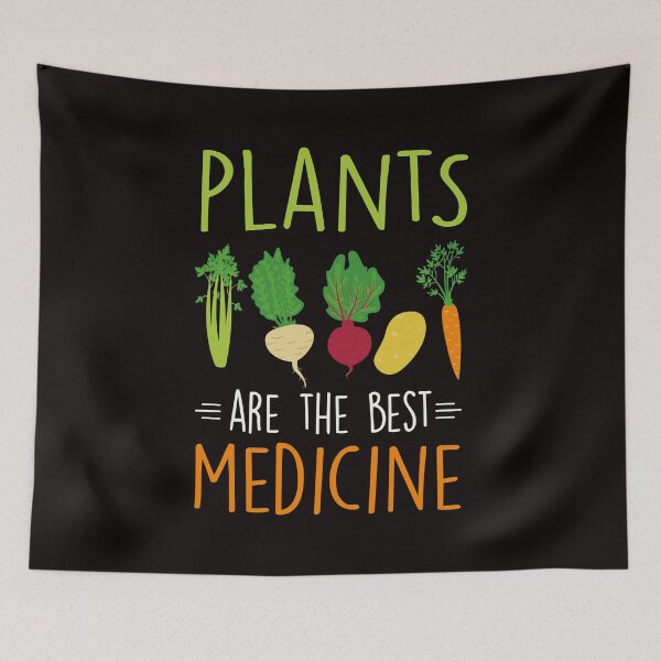 Item preview, Herbal Plants Are The Best Medicine Vegan vintage and retro designed and sold by َART LOVERS ★★★★★.