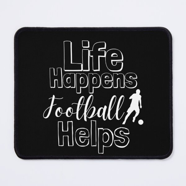 Item preview, Life Happens Football Helps - white designed and sold by BTCelebration.