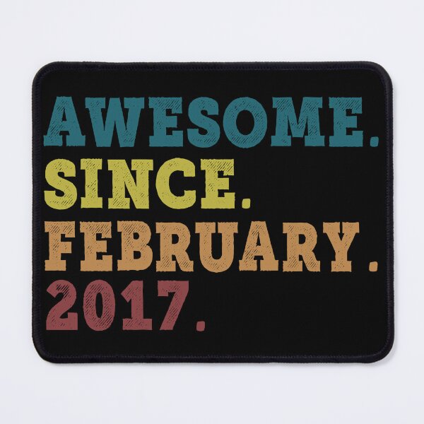 Item preview, Awesome Since February 2017 Retro Vintage 5th Birthday Gift designed and sold by designbychow.