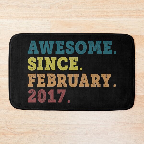 Item preview, Awesome Since February 2017 Retro Vintage 5th Birthday Gift designed and sold by designbychow.