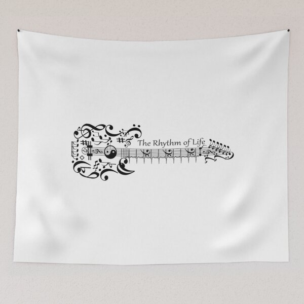 Item preview, Guitar is the Rhythm of Life designed and sold by NunoSanchez.