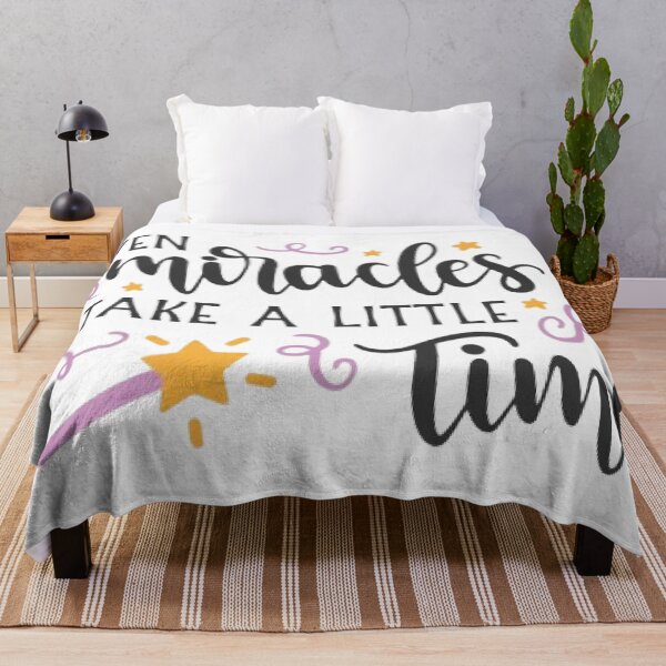 Item preview, Even miracles take a little time  designed and sold by Sadhvika.
