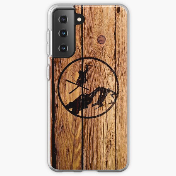 skiing 1 distressed Samsung Galaxy Soft Case
