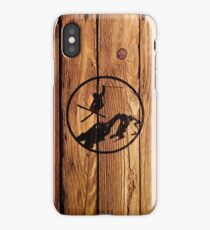 skiing 1 distressed iPhone Case