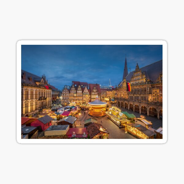Artikel-Vorschau von Weihnachtsmarkt in Bremen, designt und verkauft von Mapics.