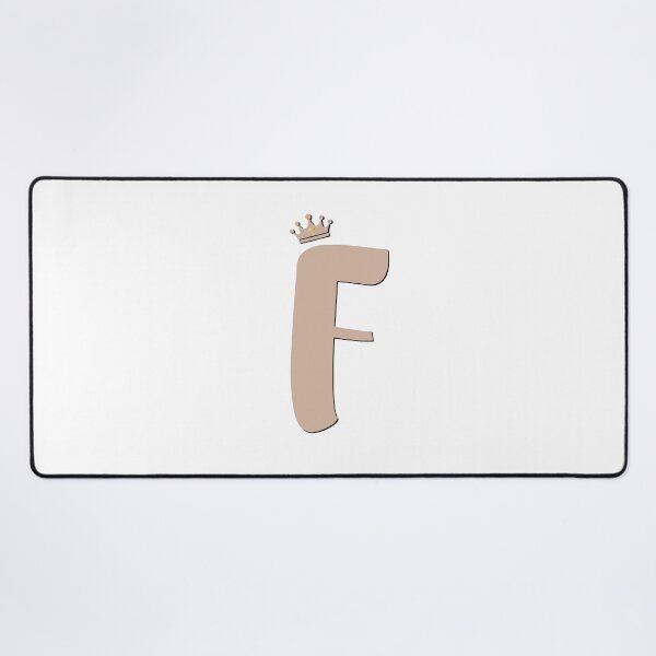 Item preview, LETTER "F" TAN (3) | QUEEN/PRINCESS | ALPHABET/CROWN/ROYALTY designed and sold by The413Designs.