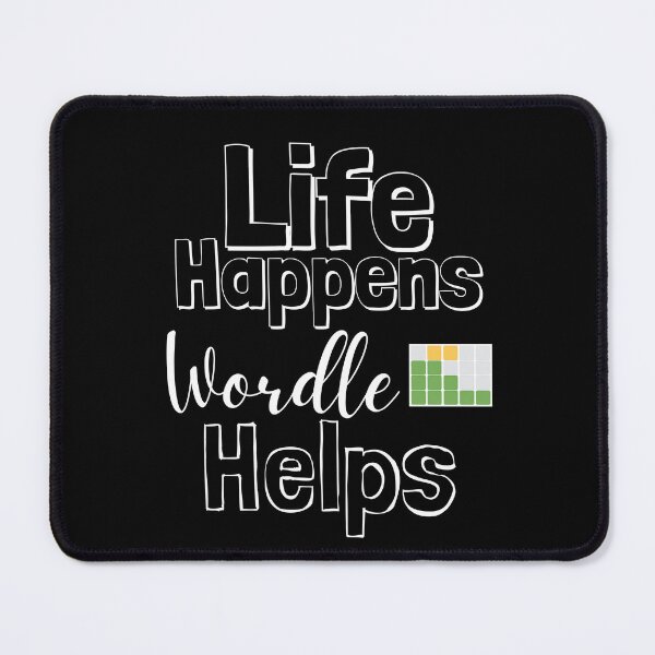 Item preview, Life Happens Wordle Helps - white designed and sold by BTCelebration.