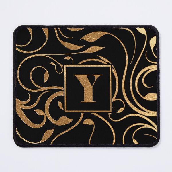 Item preview, Golden floral letter Y designed and sold by andiB.