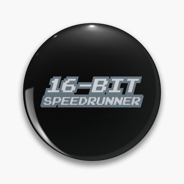 Item preview, 16-Bit Games Speedrunner designed and sold by BRU Design.