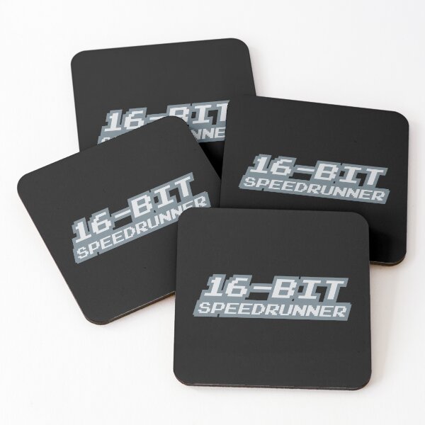 Item preview, 16-Bit Games Speedrunner designed and sold by BRU Design.