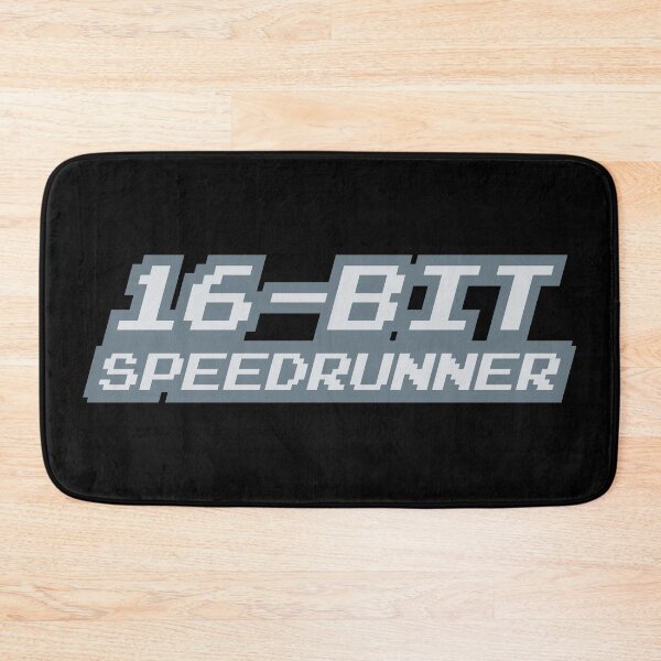 Item preview, 16-Bit Games Speedrunner designed and sold by BRU Design.