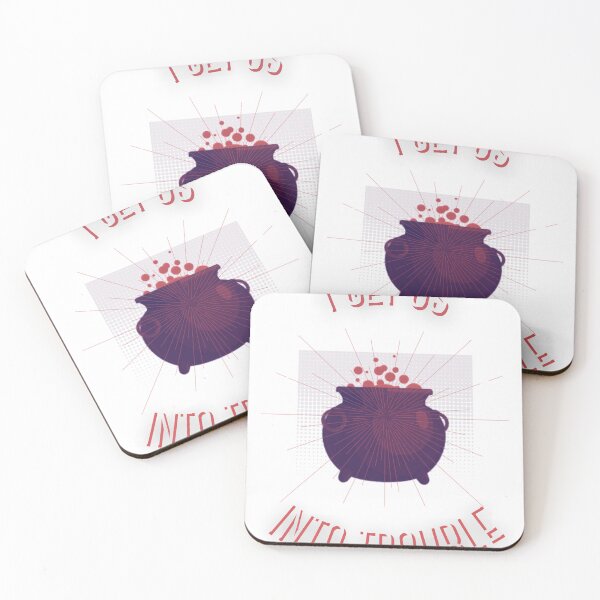 Item preview, I GET US INTO TROUBLE designed and sold by Kilvish.