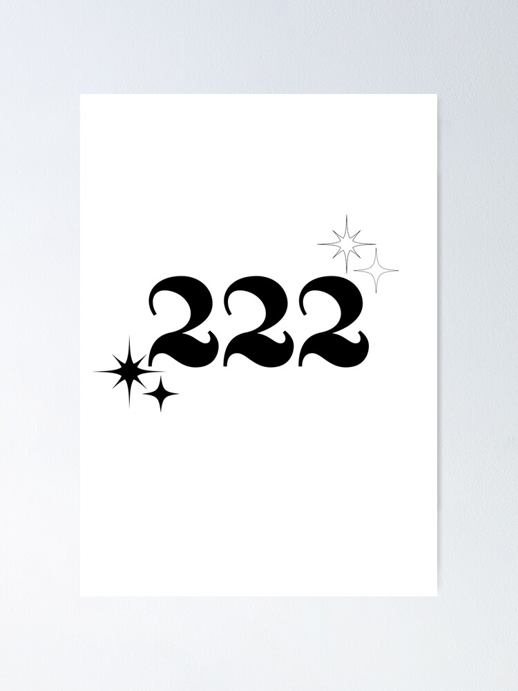 Angel number 222 | Poster