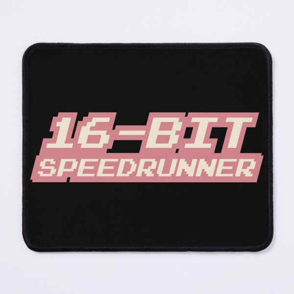 Item preview, 16-Bit Games Speedrunner designed and sold by BRU Design.
