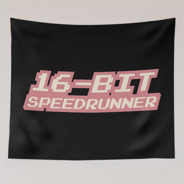 Item preview, 16-Bit Games Speedrunner designed and sold by BRU Design.
