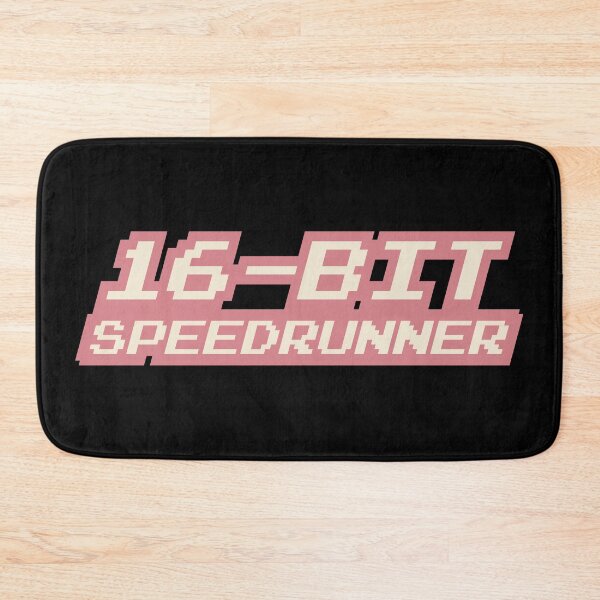 Item preview, 16-Bit Games Speedrunner designed and sold by BRU Design.
