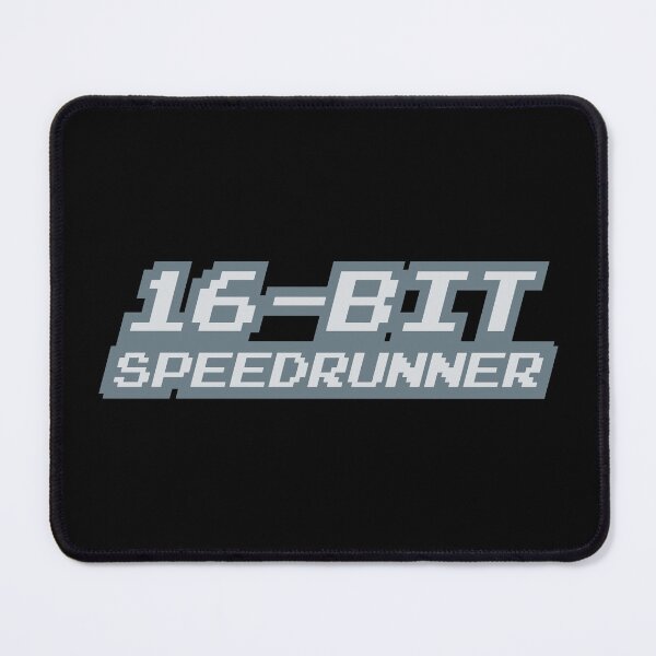 Item preview, 16-Bit Games Speedrunner designed and sold by BRU Design.