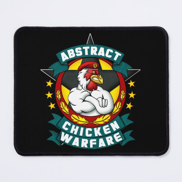 Item preview, Abstract Chicken Warfare Military Patch designed and sold by THE FEZZLER.