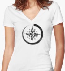 Journey Runes Women's Fitted V-Neck T-Shirt