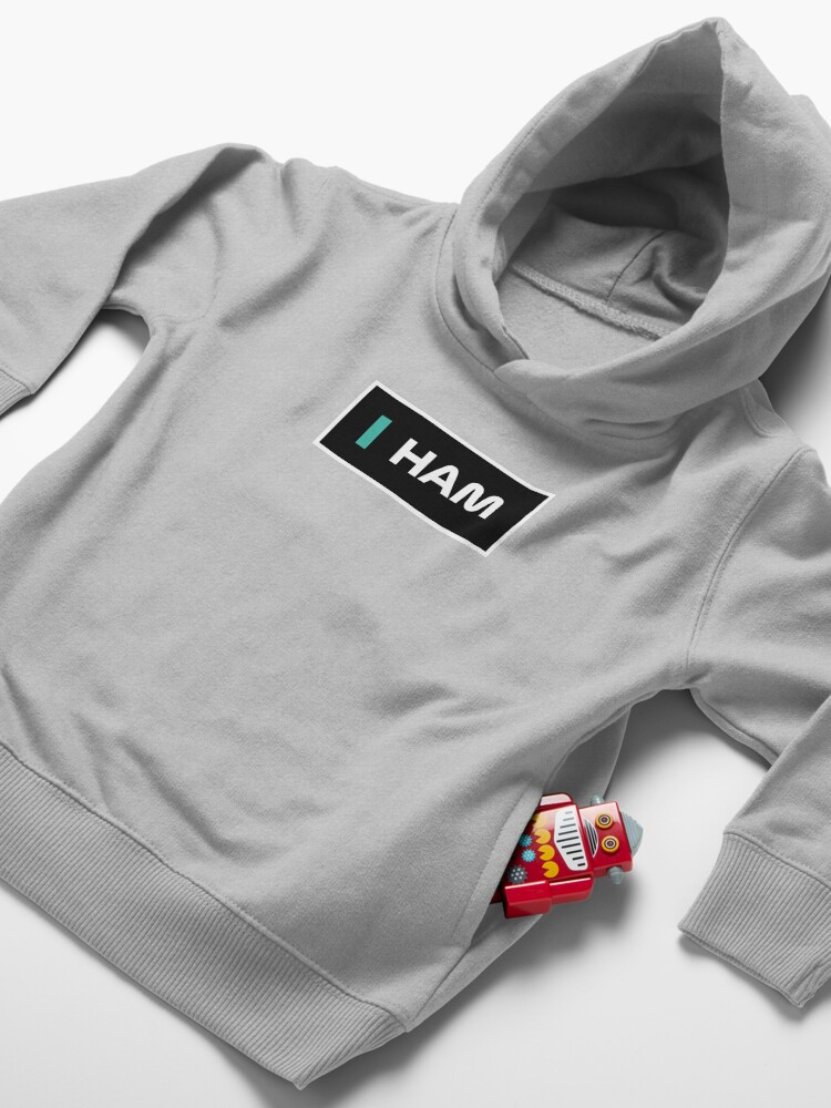 Alternate view of Ham 2022 Season (Black BG) Toddler Pullover Hoodie