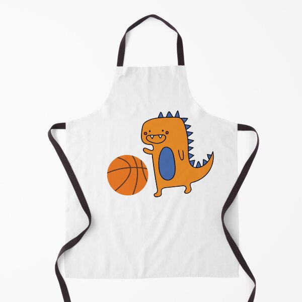 Item preview, Dinosaur Playing Basketball-FUNNY STIKER designed and sold by Gomawidesigns.