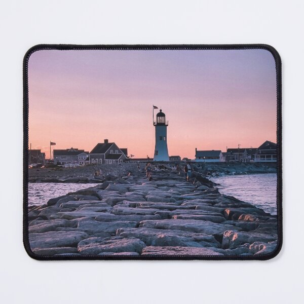 Item preview, lighthouse pier coast shore designed and sold by Uzma Mahyudin.