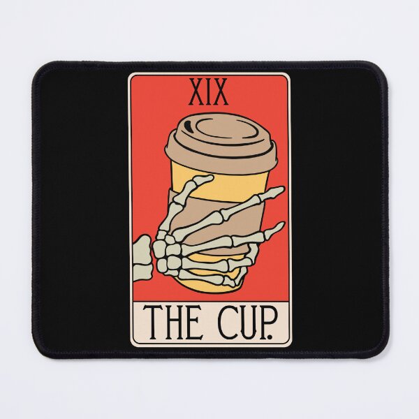 Item preview, Coffee Cup Tarot Card - Caffeine Drink Cappucino Iced Beverage Lover designed and sold by isstgeschichte.