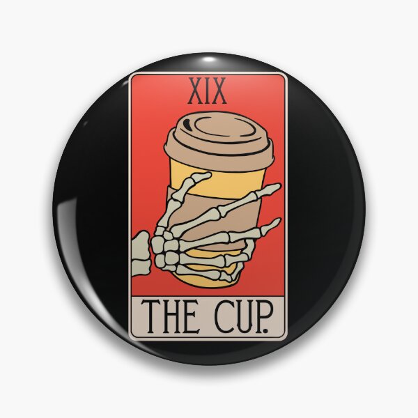 Item preview, Coffee Cup Tarot Card - Caffeine Drink Cappucino Iced Beverage Lover designed and sold by isstgeschichte.