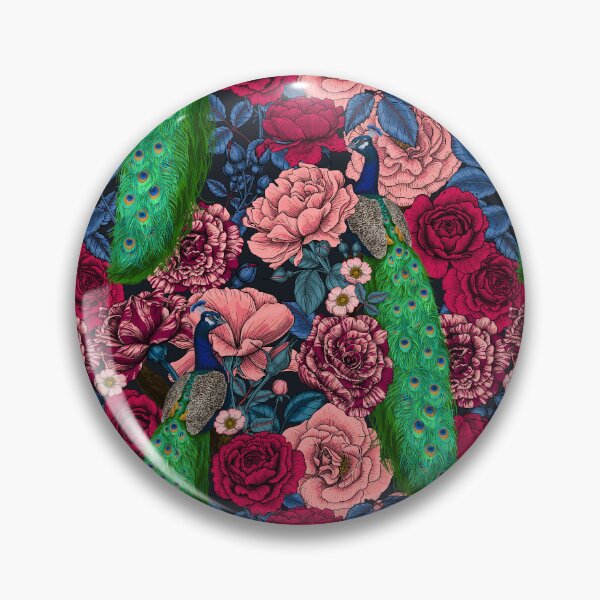 Item preview, Peacocks in the rose garden designed and sold by Katerina Mitkova Kirilova.