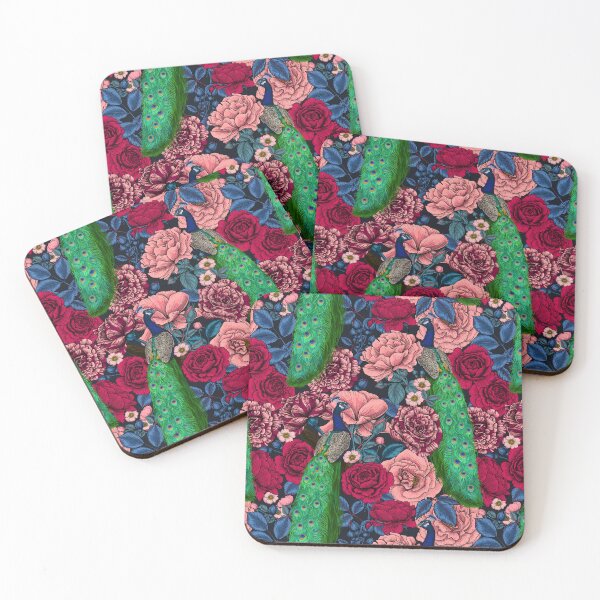 Item preview, Peacocks in the rose garden designed and sold by Katerina Mitkova Kirilova.