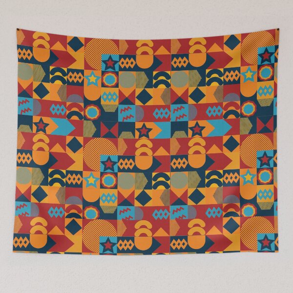 Item preview, Neo geo pattern - neo geometric colorful shapes designed and sold by Sasikharn.