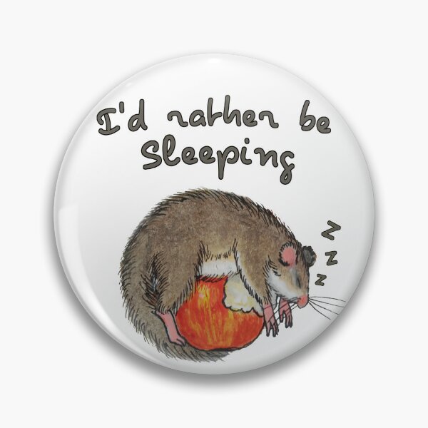 Item preview, I’d rather be sleeping / A lazy dormouse designed and sold by saf-saf.