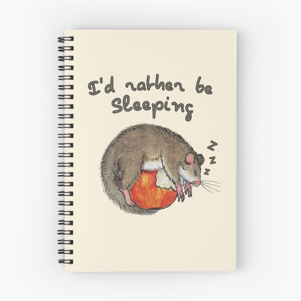 Item preview, I’d rather be sleeping / A lazy dormouse designed and sold by saf-saf.