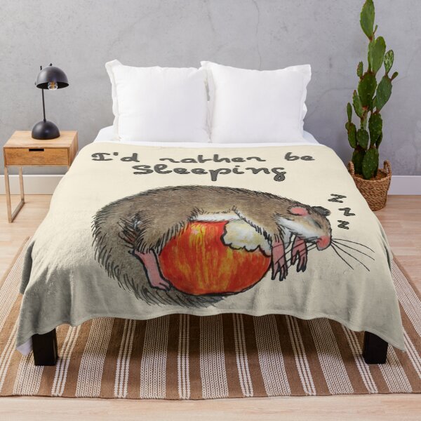 Item preview, I’d rather be sleeping / A lazy dormouse designed and sold by saf-saf.