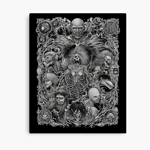 The Nine Titans Canvas Print