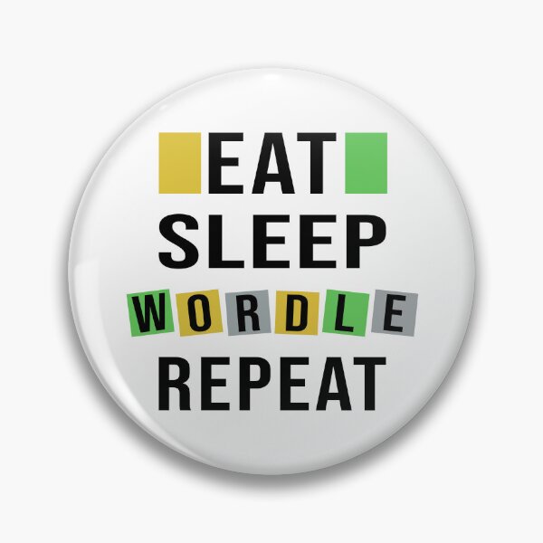 Item preview, Eat Sleep Wordle Repeat, Wordle Lover Gift designed and sold by Graphicista.