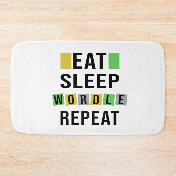 Item preview, Eat Sleep Wordle Repeat, Wordle Lover Gift designed and sold by Graphicista.