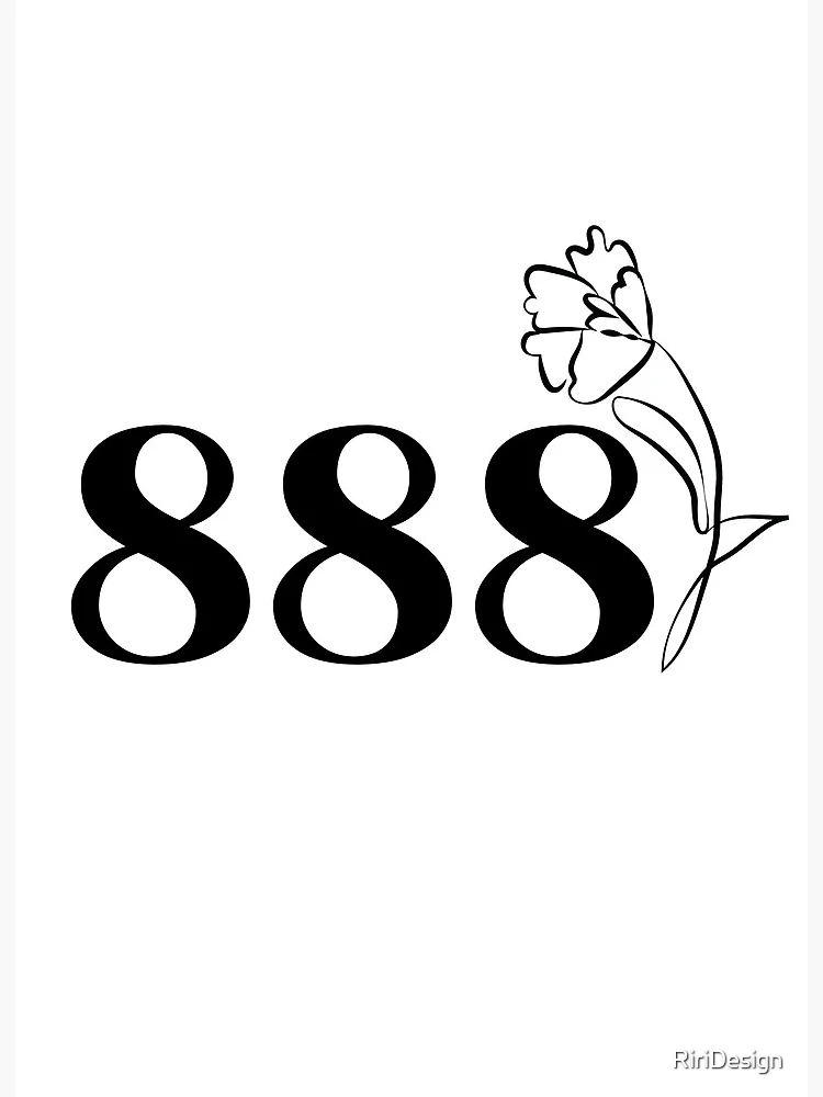 888 Angel number | Art Board Print