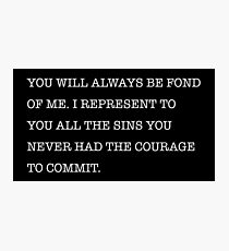 Oscar Wilde Photographic Print