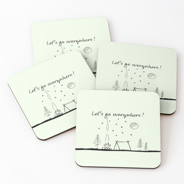 Item preview, Let's go everywhere! designed and sold by MandWthings.