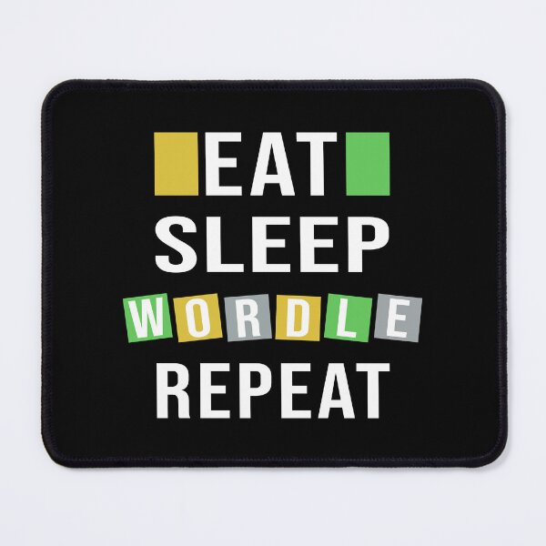Item preview, Eat Sleep Wordle Repeat, Wordle Lover Gift designed and sold by Graphicista.