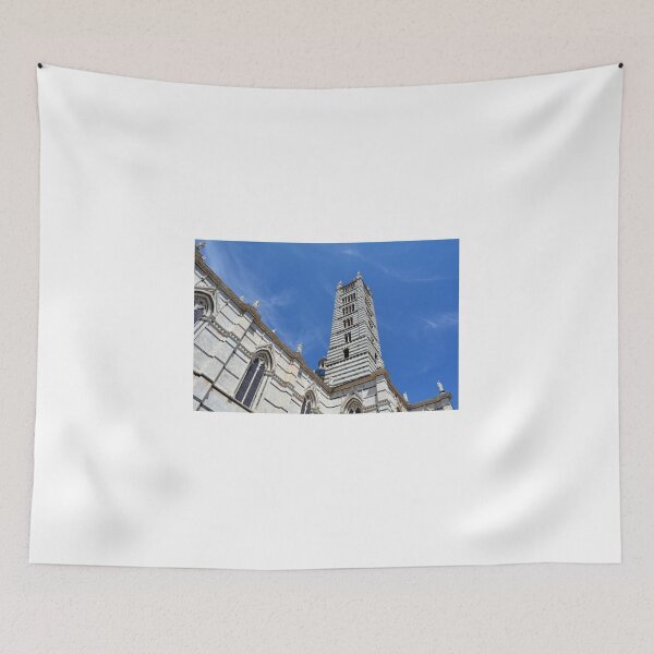 Item preview, Detail of cathedral with tower in Siena, Italy designed and sold by oanaunciuleanu.
