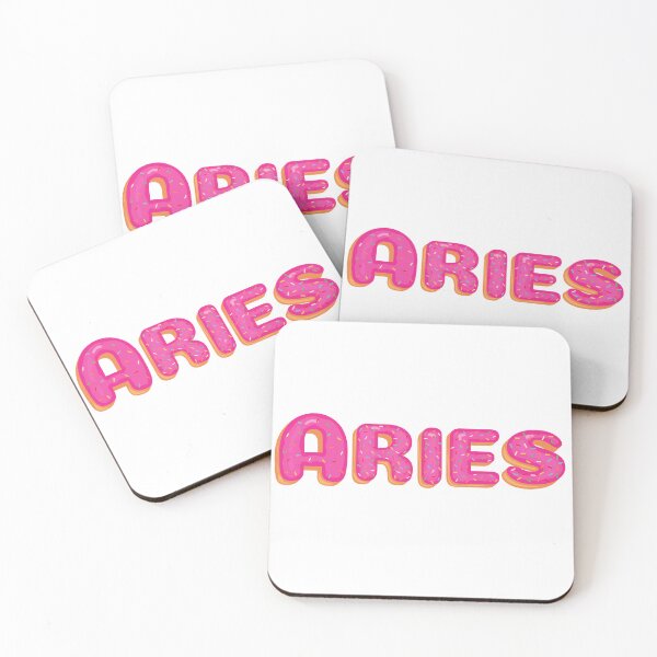 Item preview, Aries astrology sign alphabets  designed and sold by astroful.