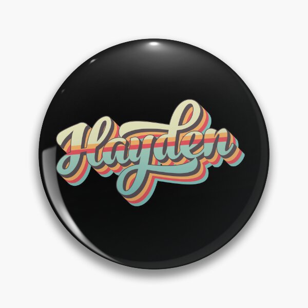 Item preview, Hayden name - cool 70s retro font surf style design designed and sold by NameTheory.