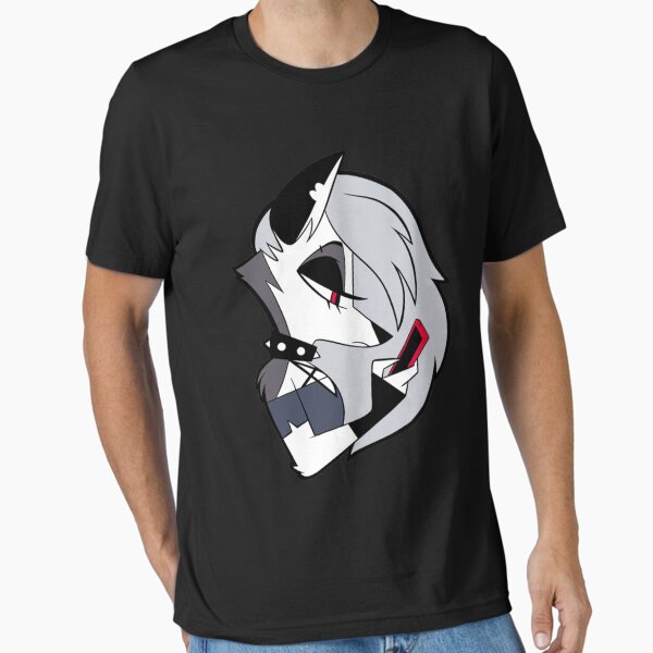 Hazbin Hotel m-erch Helluva boss Textin loona Essential . Essential T-Shirt