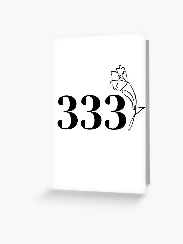 333 Angel number Sticker for Sale by RiriDesign