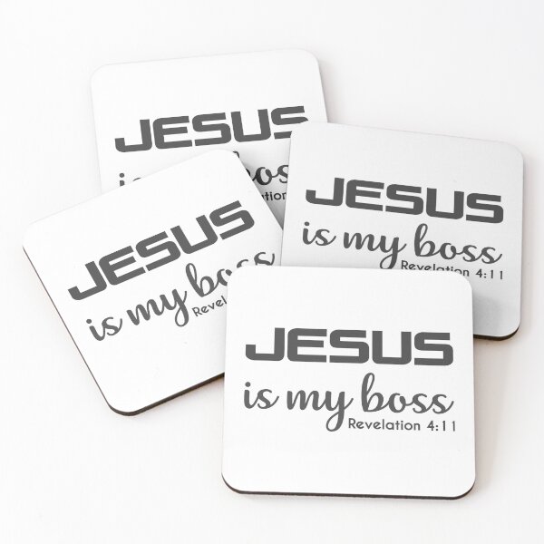 Item preview, Christian Design - Jesus is My Boss designed and sold by simplydesignart.